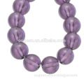 High Quality Glass Round Beads Purple Color Jewelry Finding Glass Beads